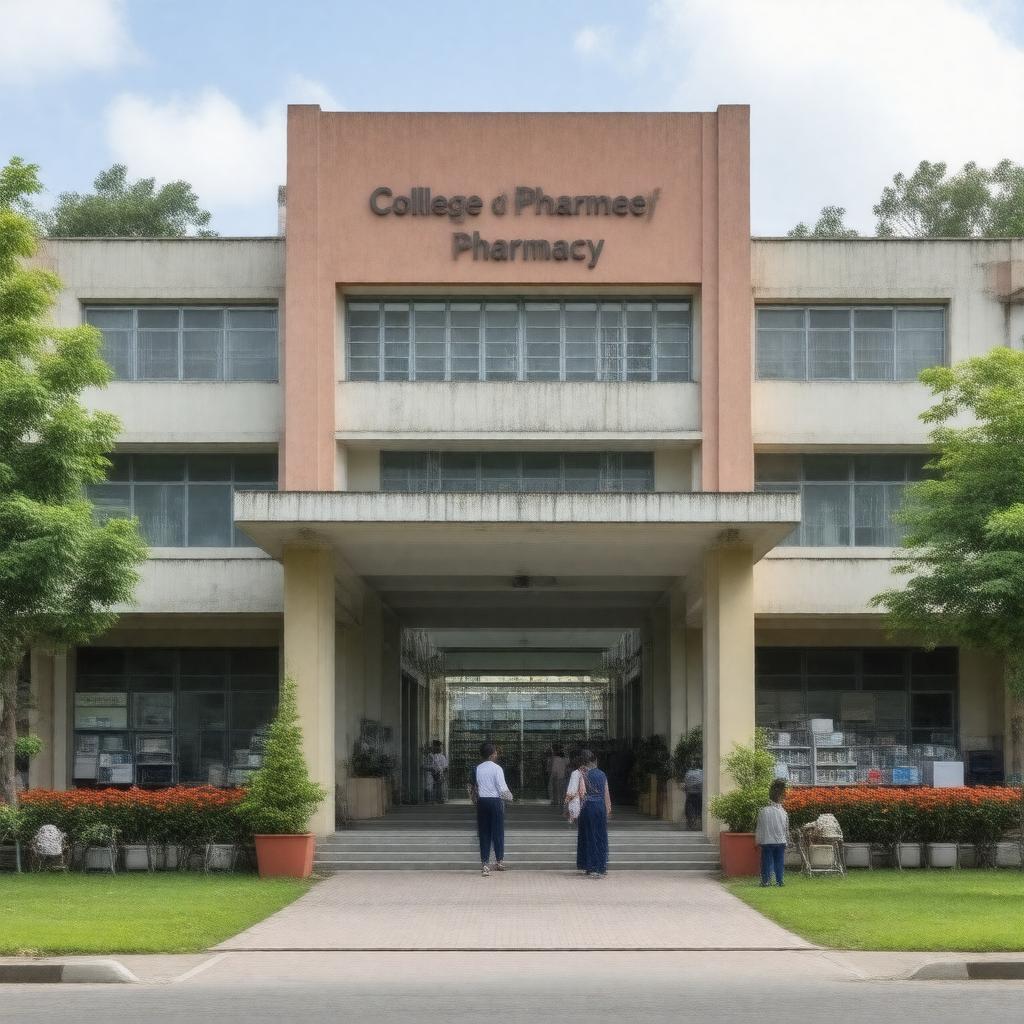 AI-created image of College of Pharmacy