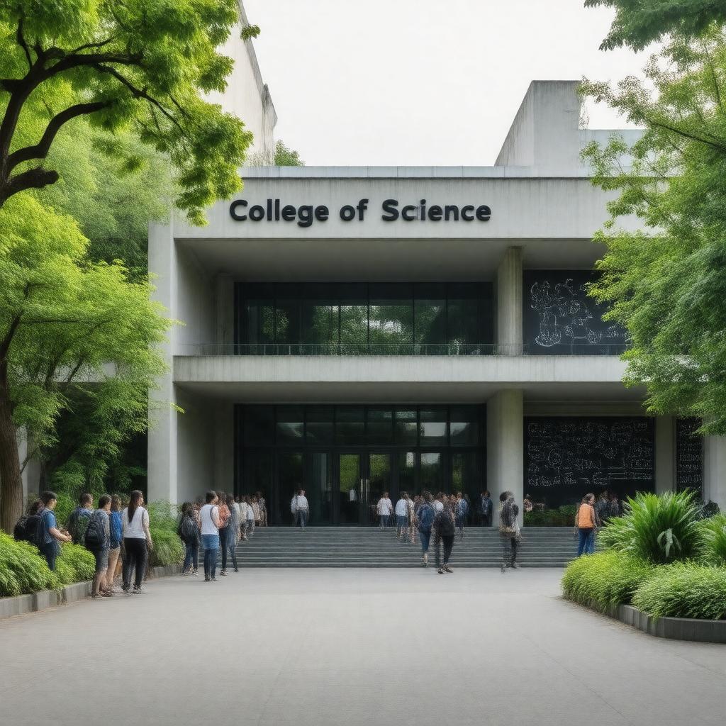 Click to view larger image AI-created image of College of Science