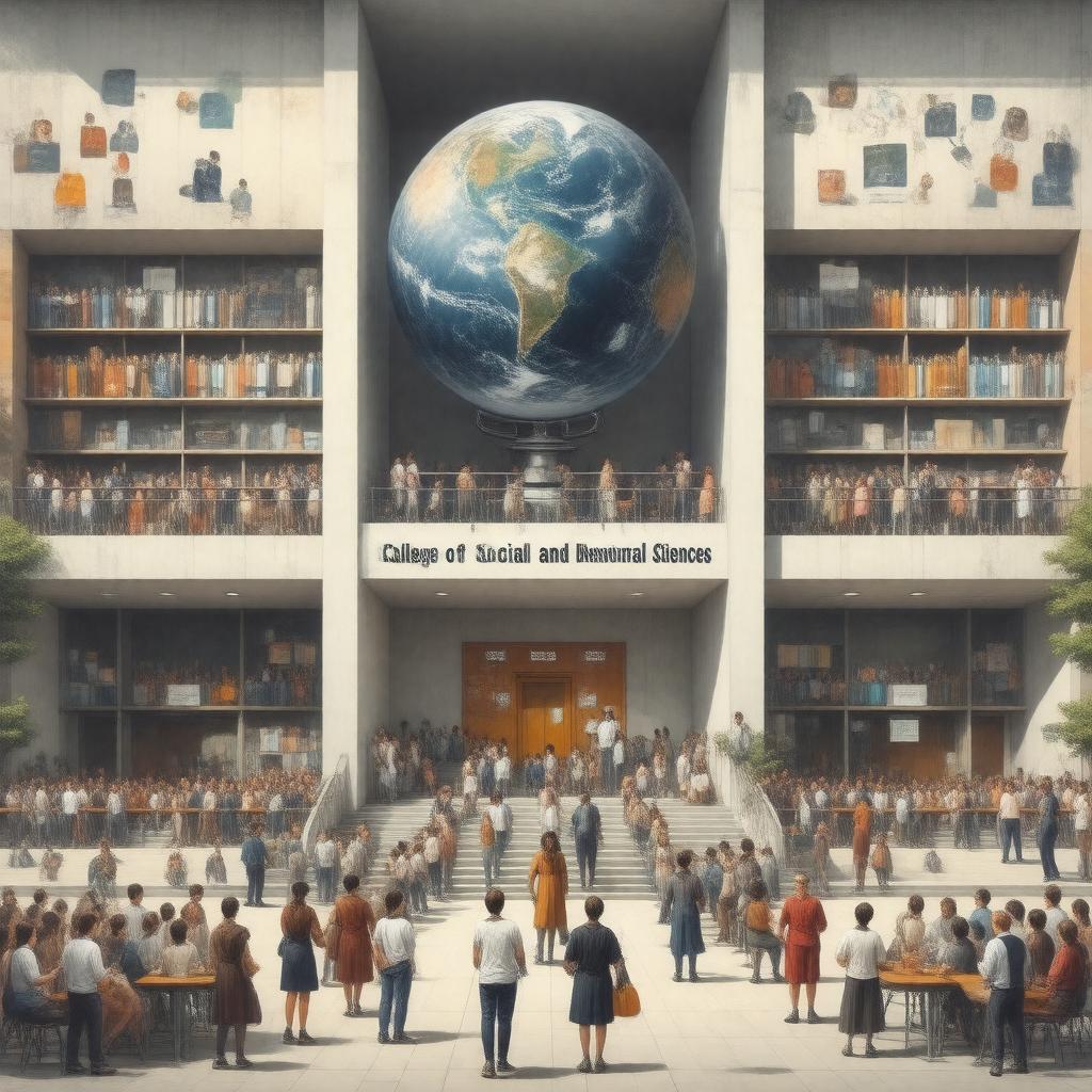 Click to view larger image AI-created image of College of Social and Behavioral Sciences