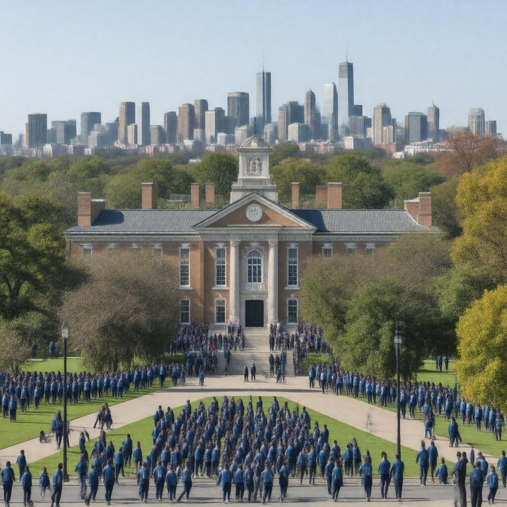 AI-created image of College of Staten Island