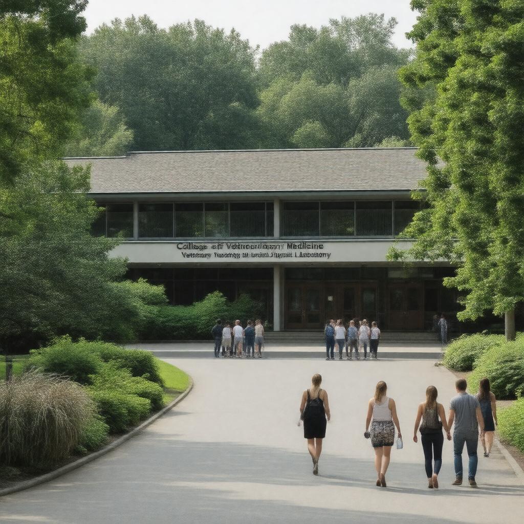 Click to view larger image AI-created image of College of Veterinary Medicine