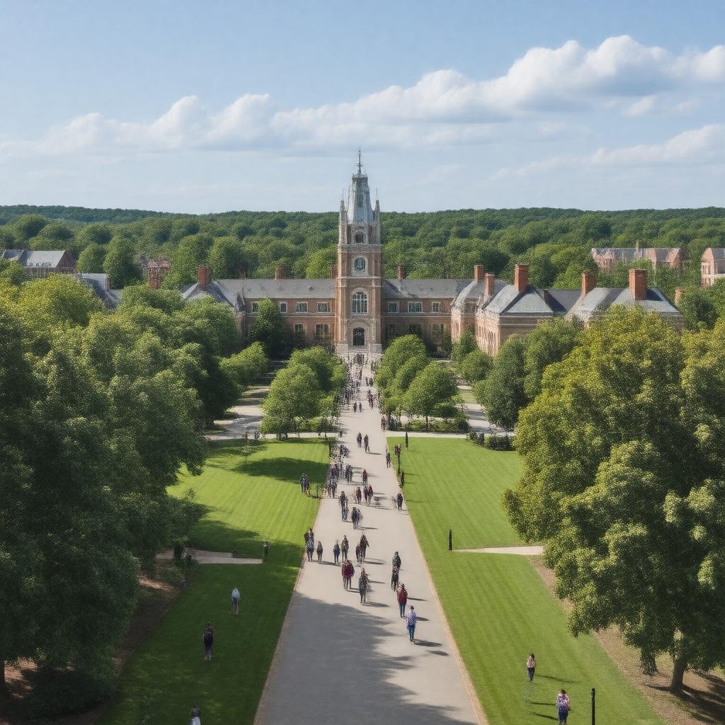 AI-created image of College of the Holy Cross