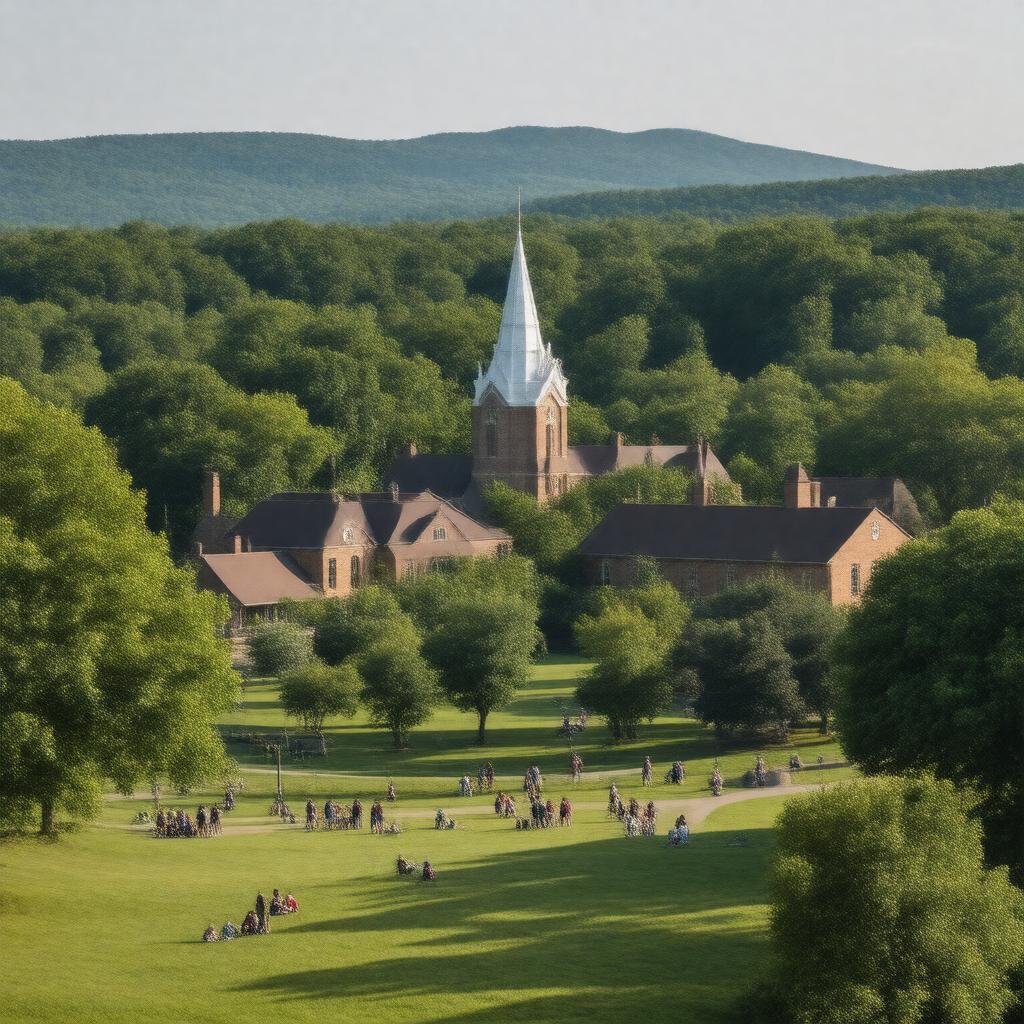 AI-created image of College of the Ozarks