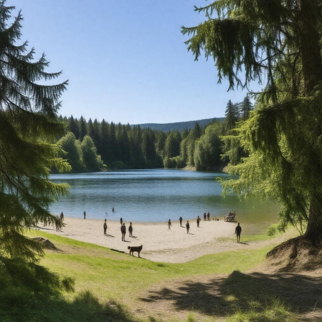 Click to view larger image AI-created image of Colliery Dam Park