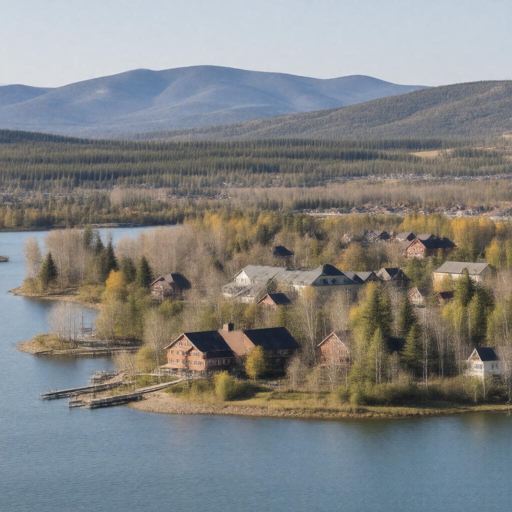 AI-created image of Collingwood, Ontario, Canada