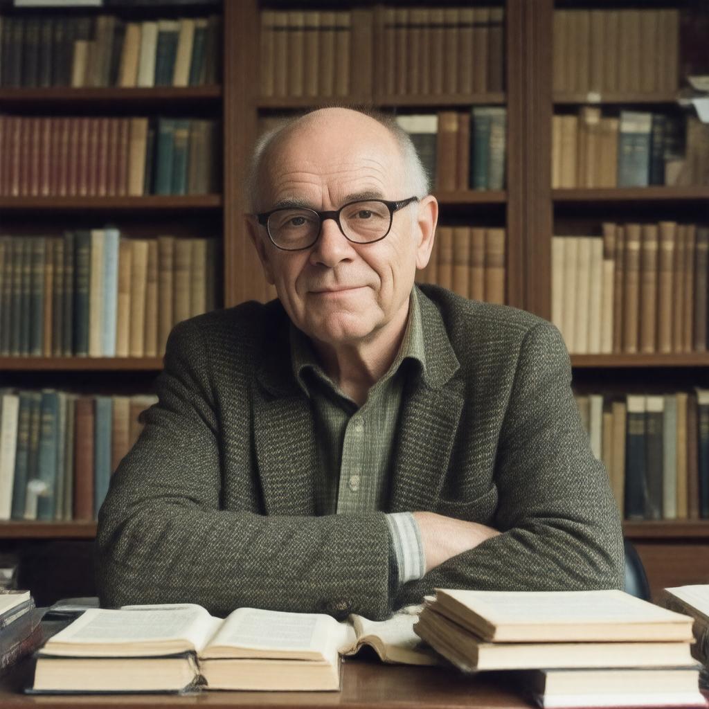 AI-created image of Colm Tóibín