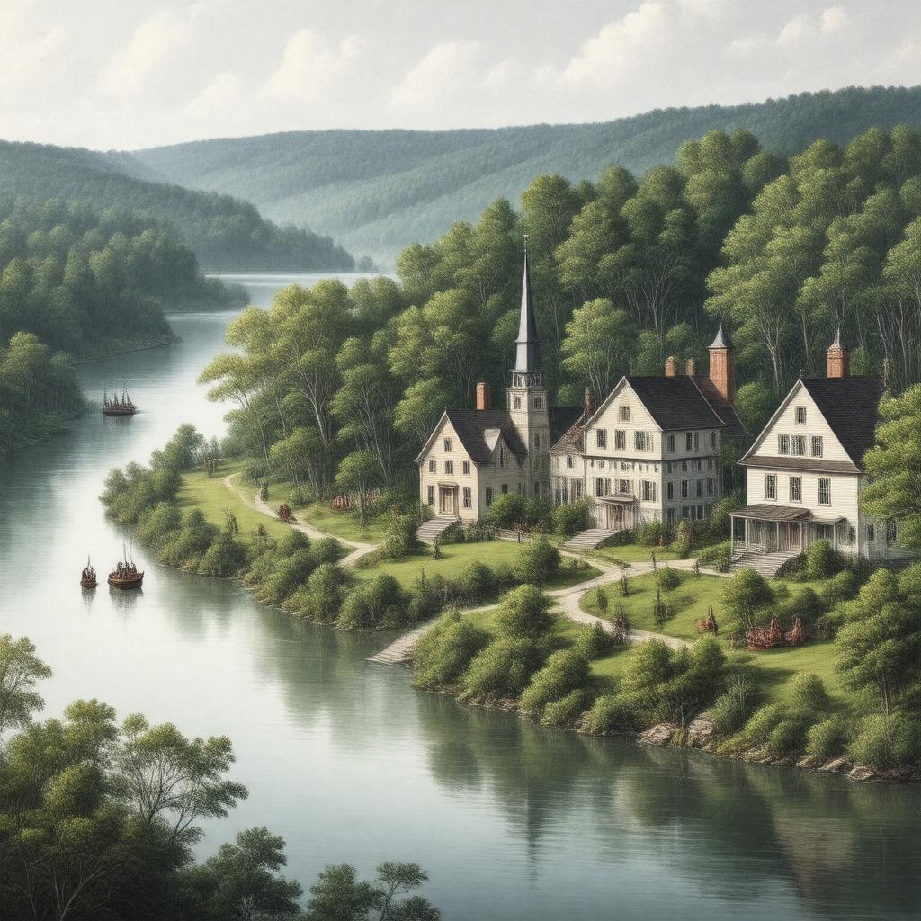 AI-created image of Colony of Connecticut