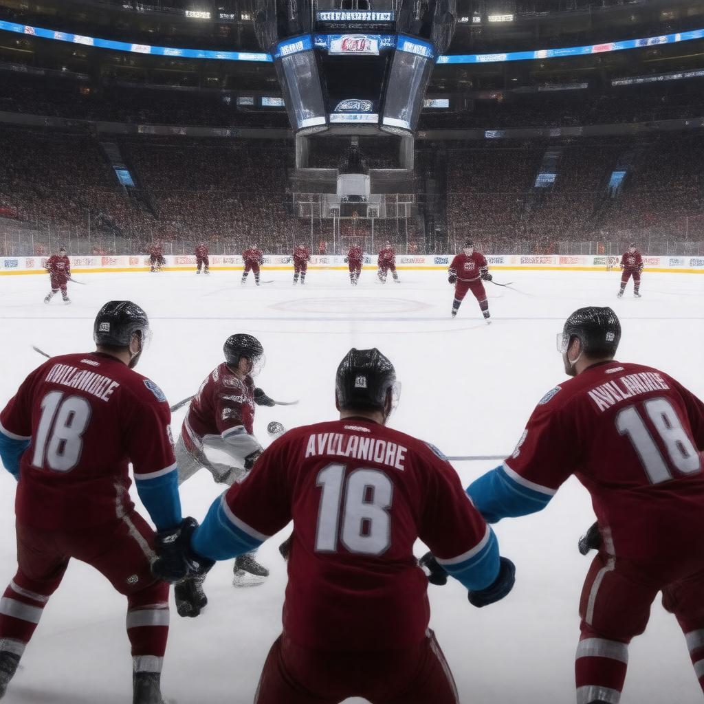 AI-created image of Colorado Avalanche