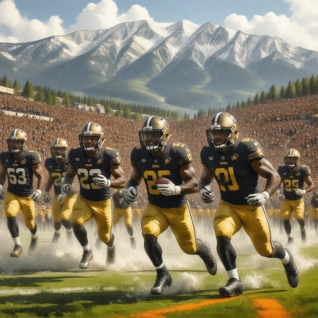 AI-created image of Colorado Buffaloes football