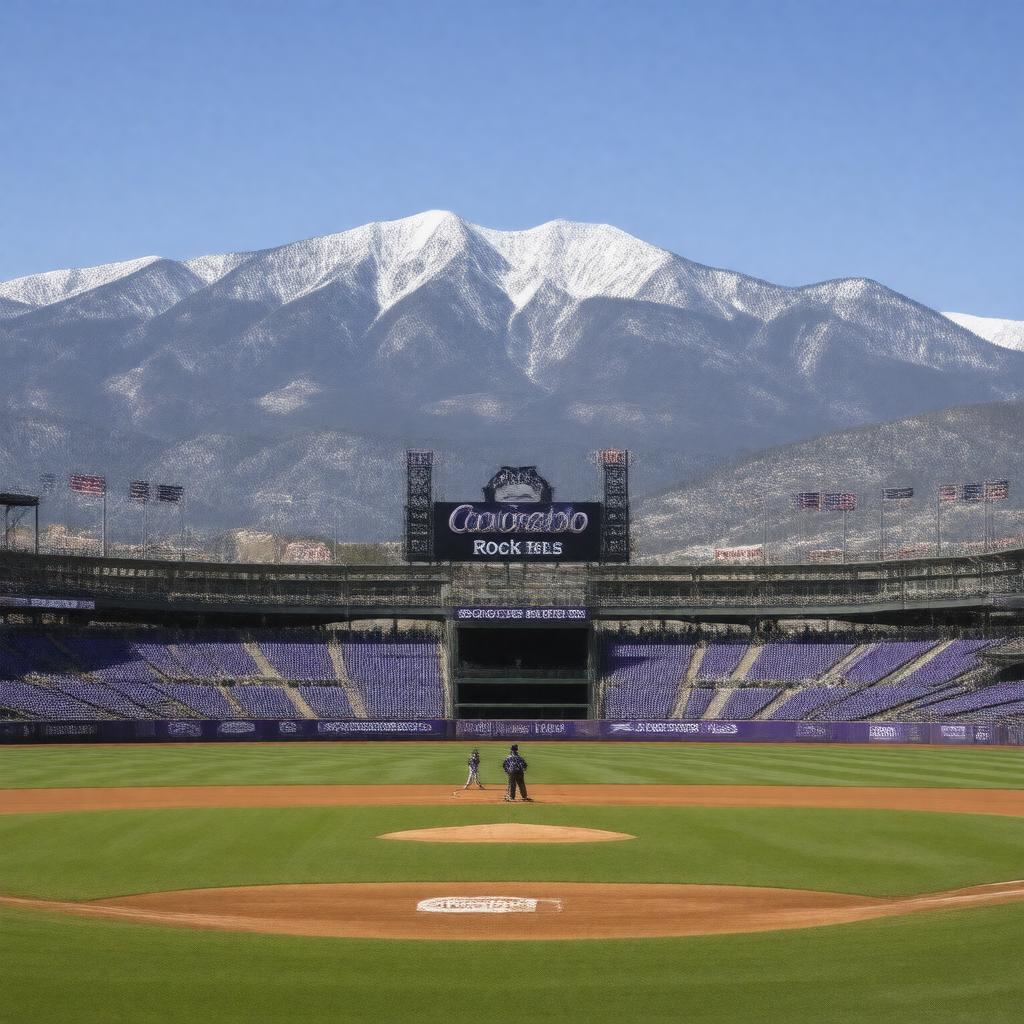 AI-created image of Colorado Rockies