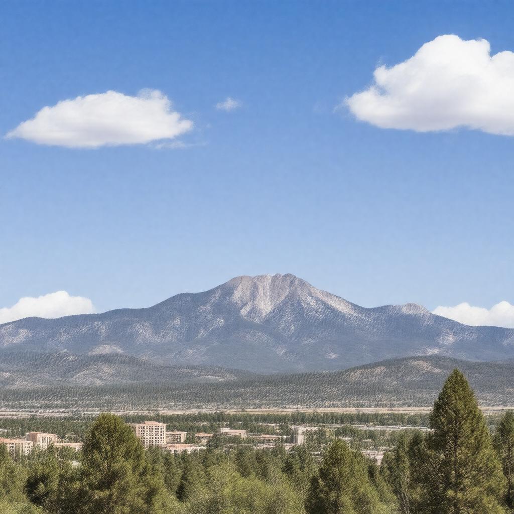 AI-created image of Colorado Springs, Colorado, USA