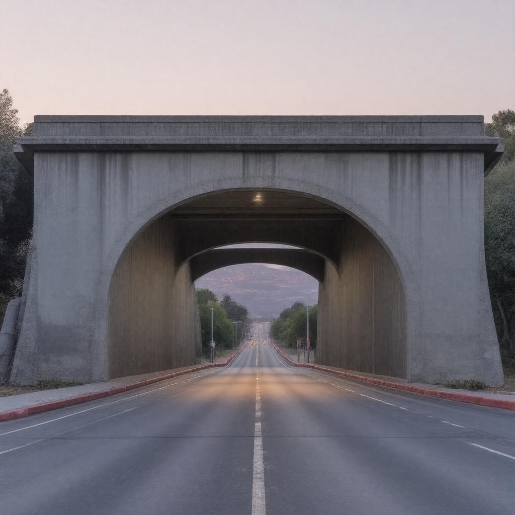 Click to view larger image AI-created image of Colorado Street Bridge