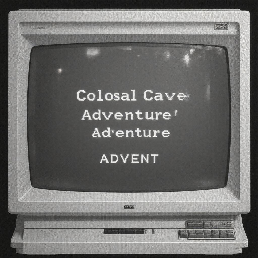 Click to view larger image AI-created image of Colossal Cave Adventure
