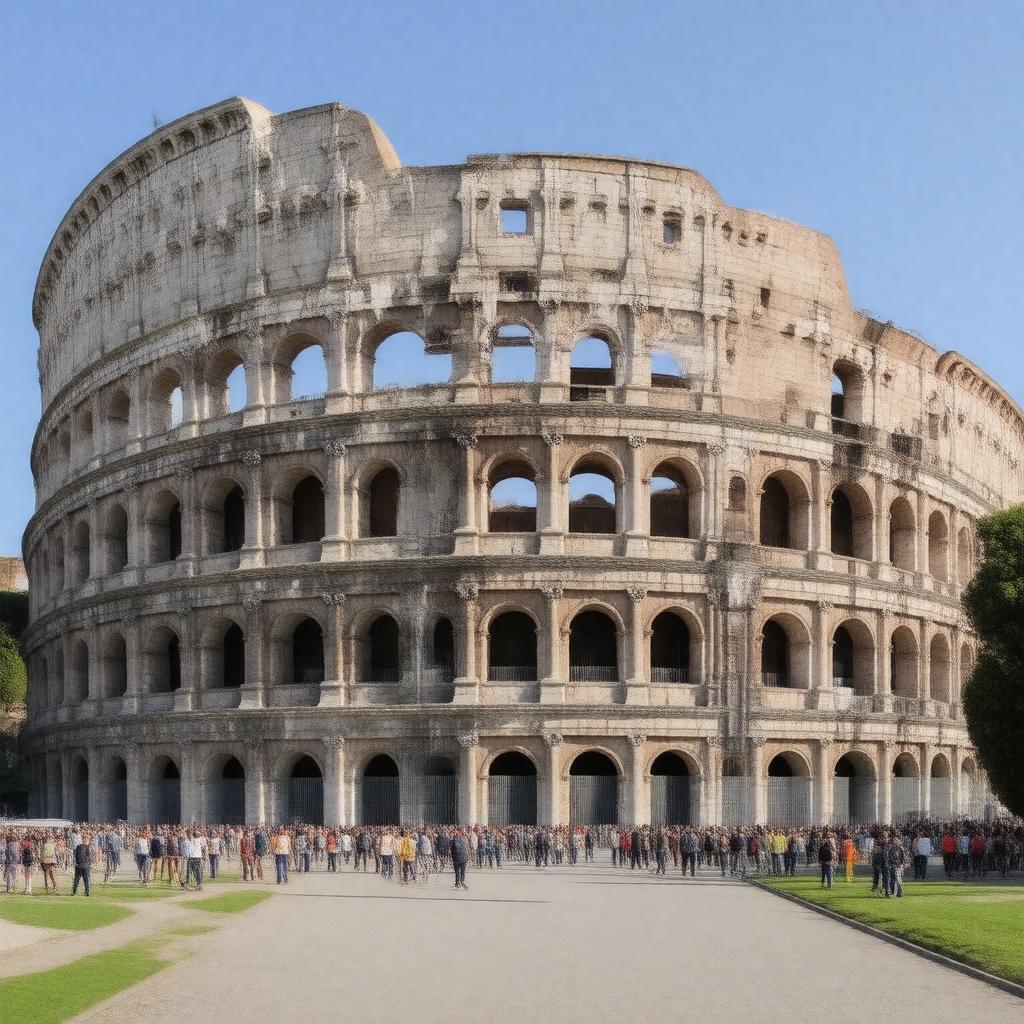 AI-created image of Colosseum