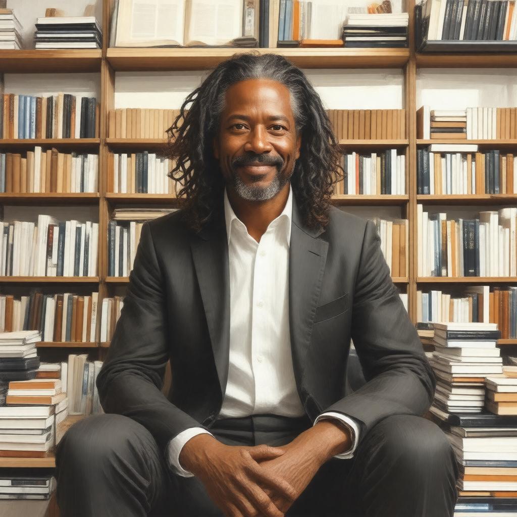 AI-created image of Colson Whitehead