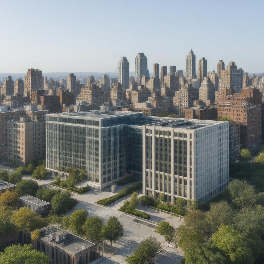 AI-created image of Columbia Business School