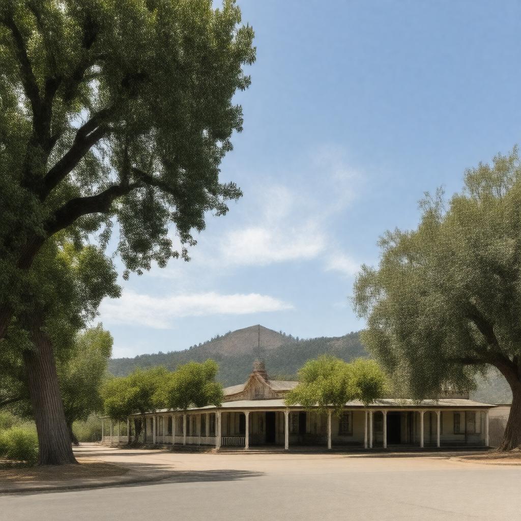 AI-created image of Columbia, California