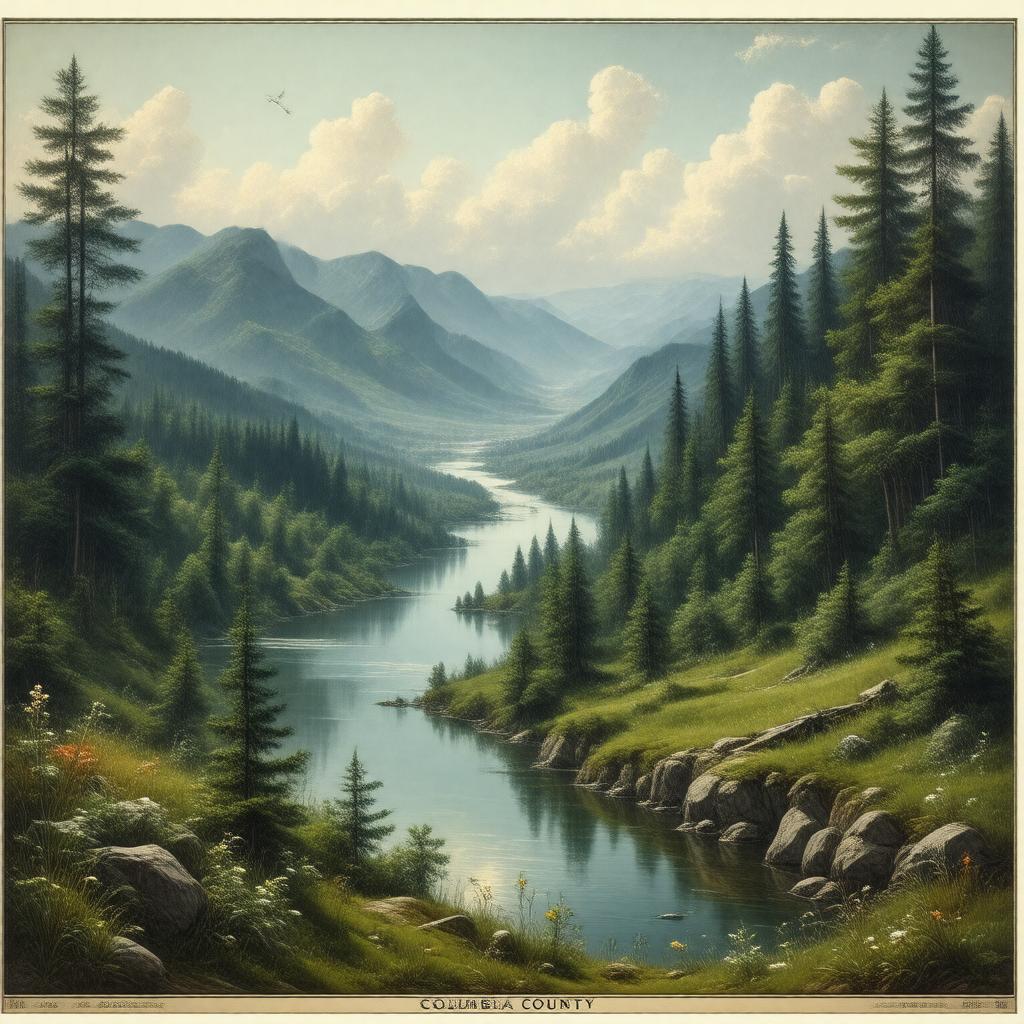 AI-created image of Columbia County