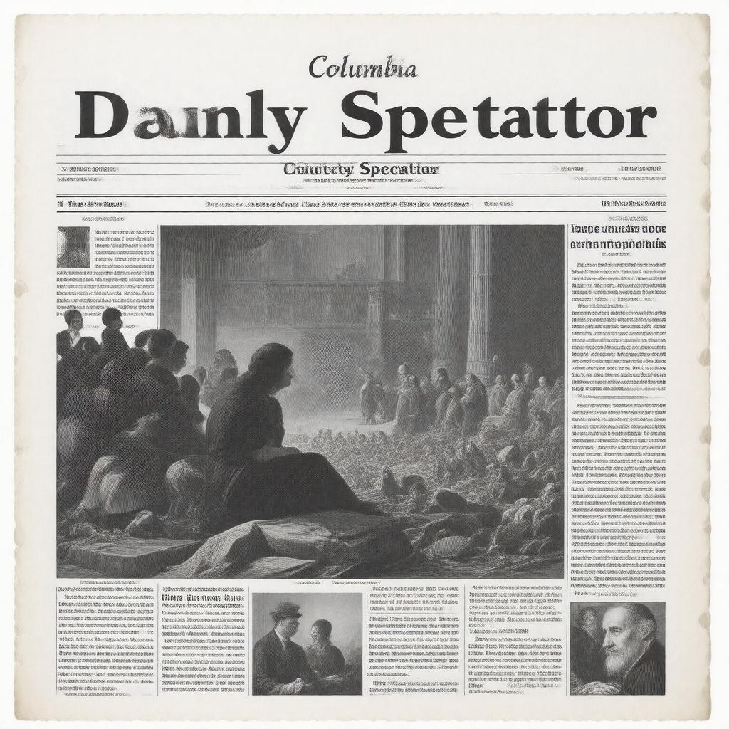 Click to view larger image AI-created image of Columbia Daily Spectator