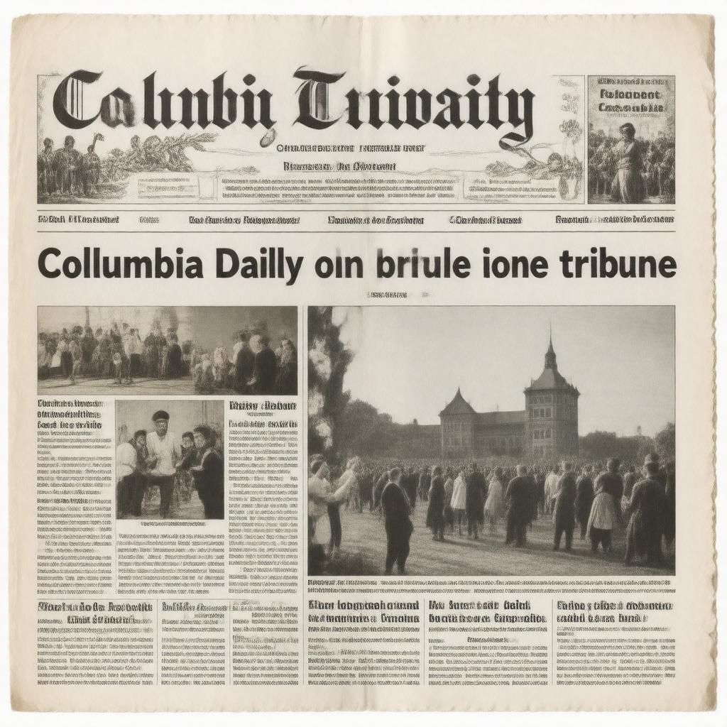 AI-created image of Columbia Daily Tribune