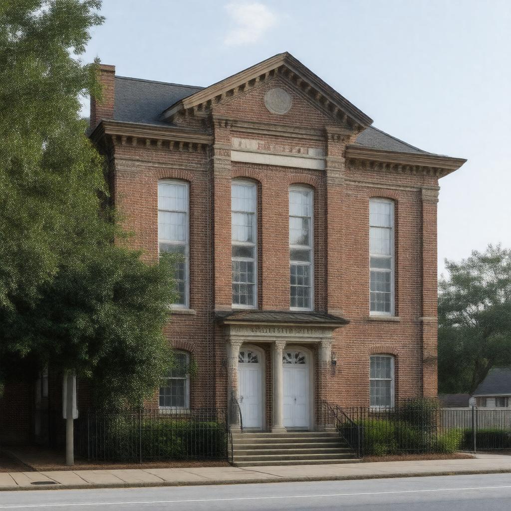 Click to view larger image AI-created image of Columbia Female Academy