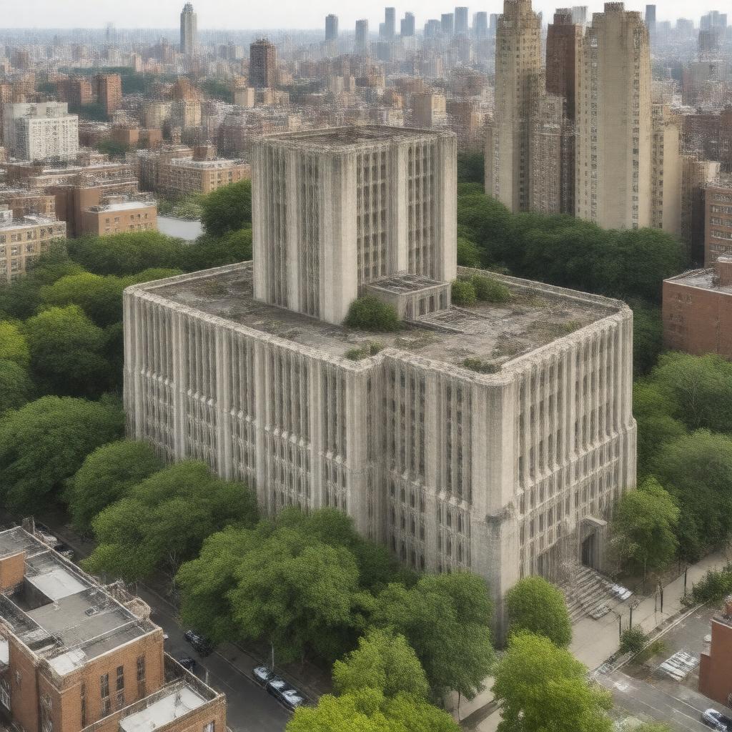 Click to view larger image AI-created image of Columbia Graduate School of Architecture, Planning and Preservation