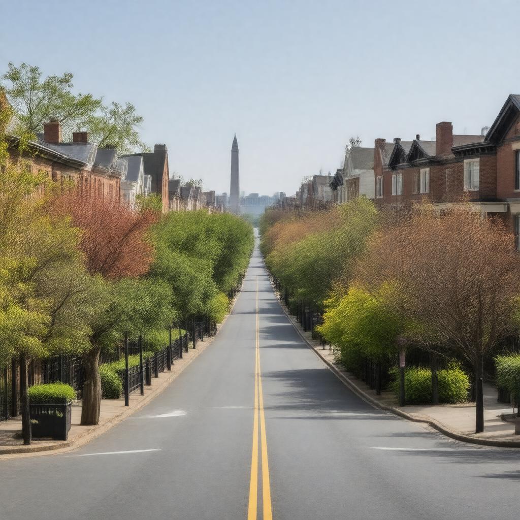 AI-created image of Columbia Heights