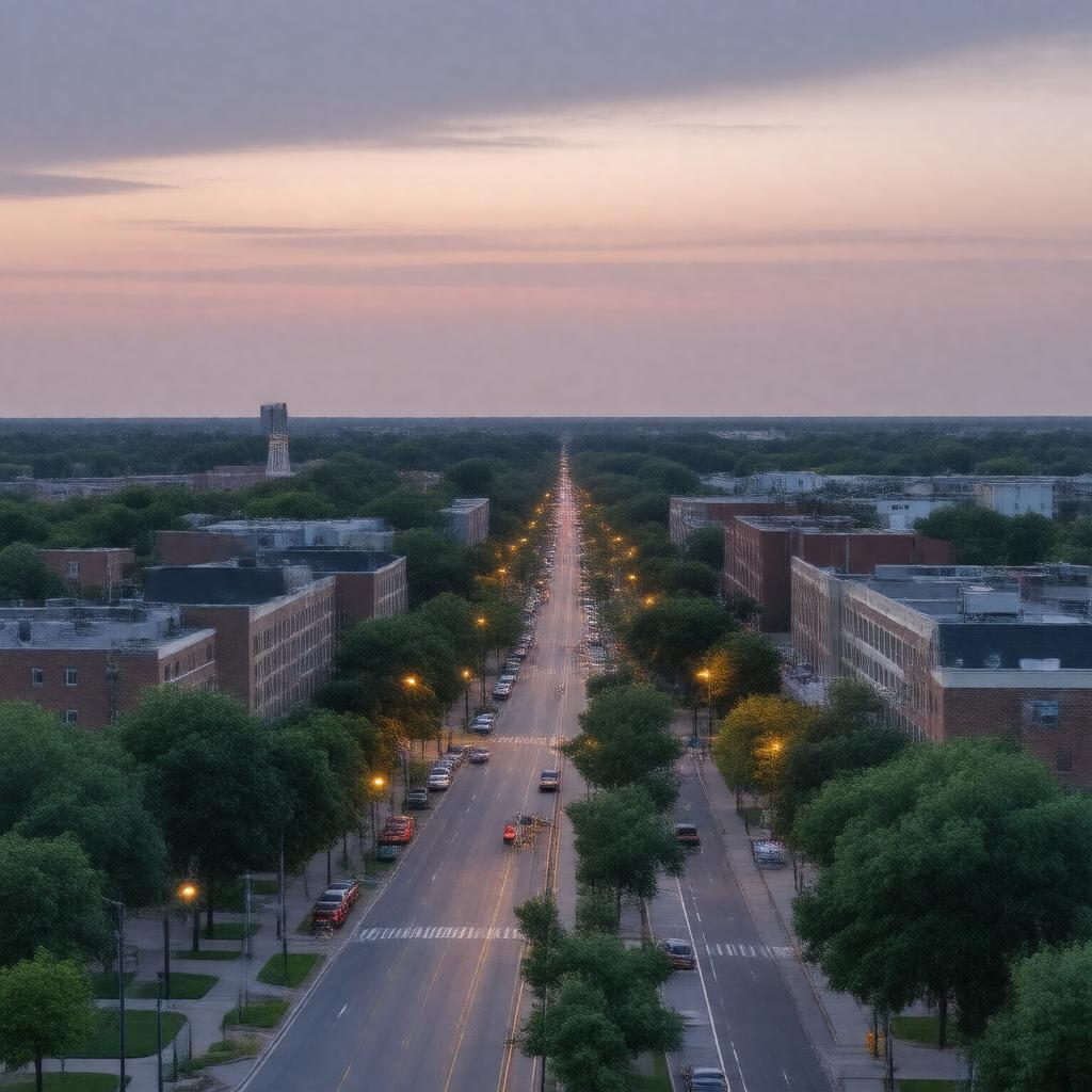 AI-created image of Columbia, Illinois