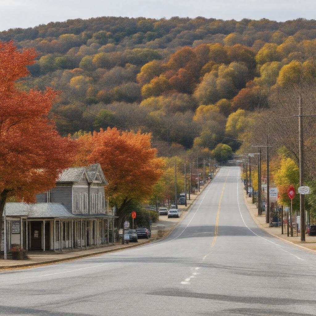 AI-created image of Columbia, Kentucky