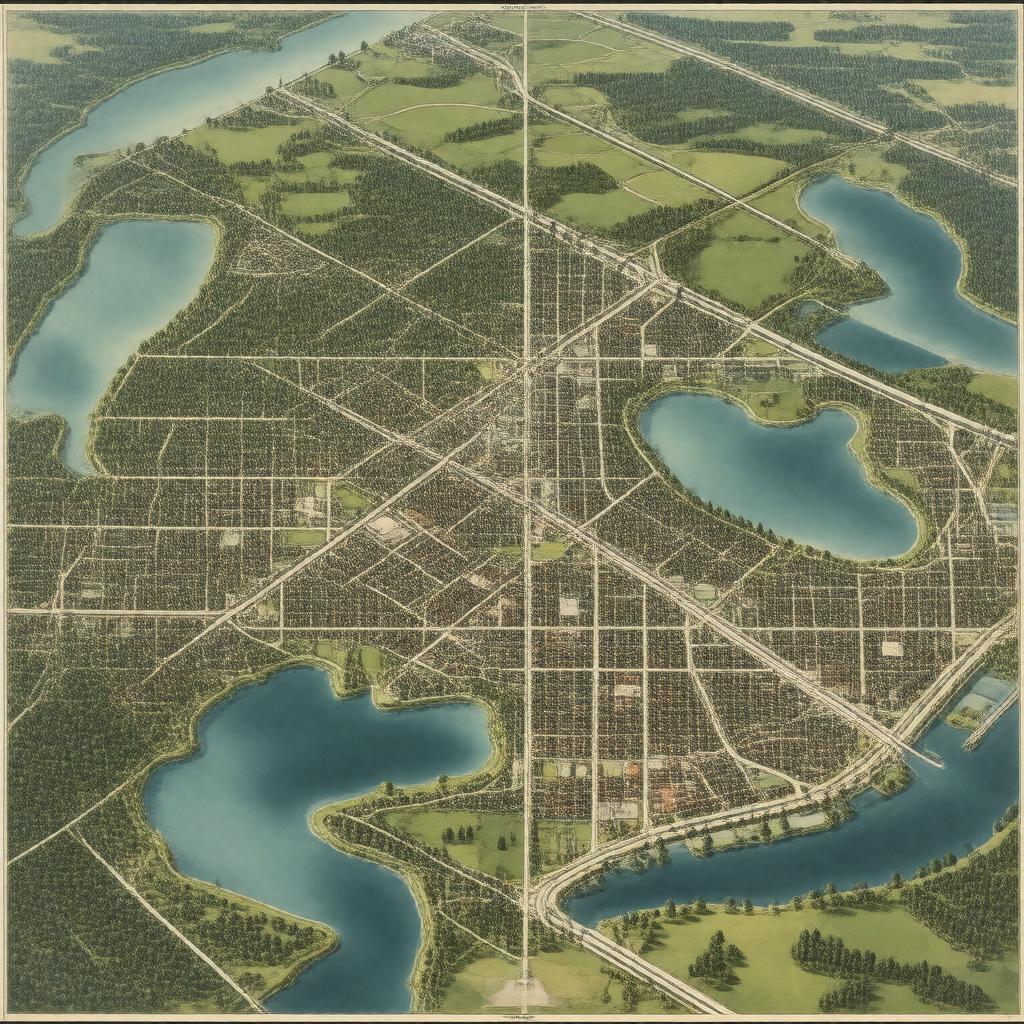 AI-created image of Columbia, Maryland