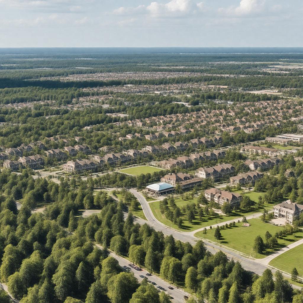 AI-created image of Columbia, Maryland, USA