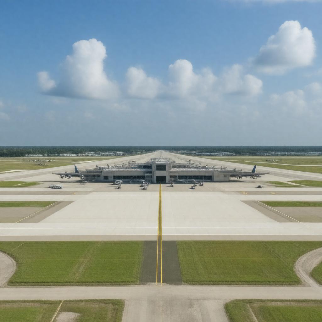AI-created image of Columbia Metropolitan Airport