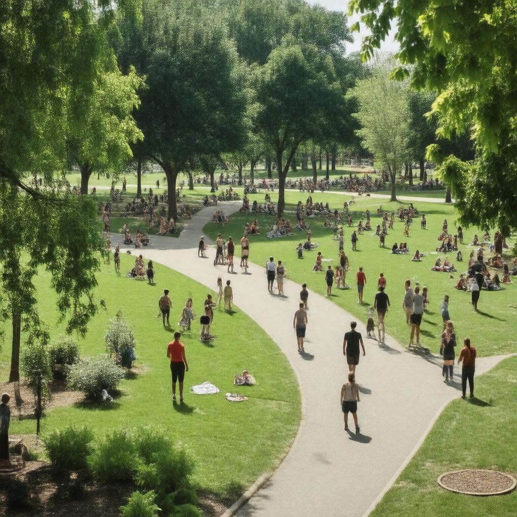 Click to view larger image AI-created image of Columbia Parks and Recreation