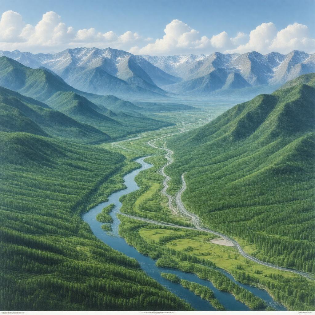 AI-created image of Columbia River Basin