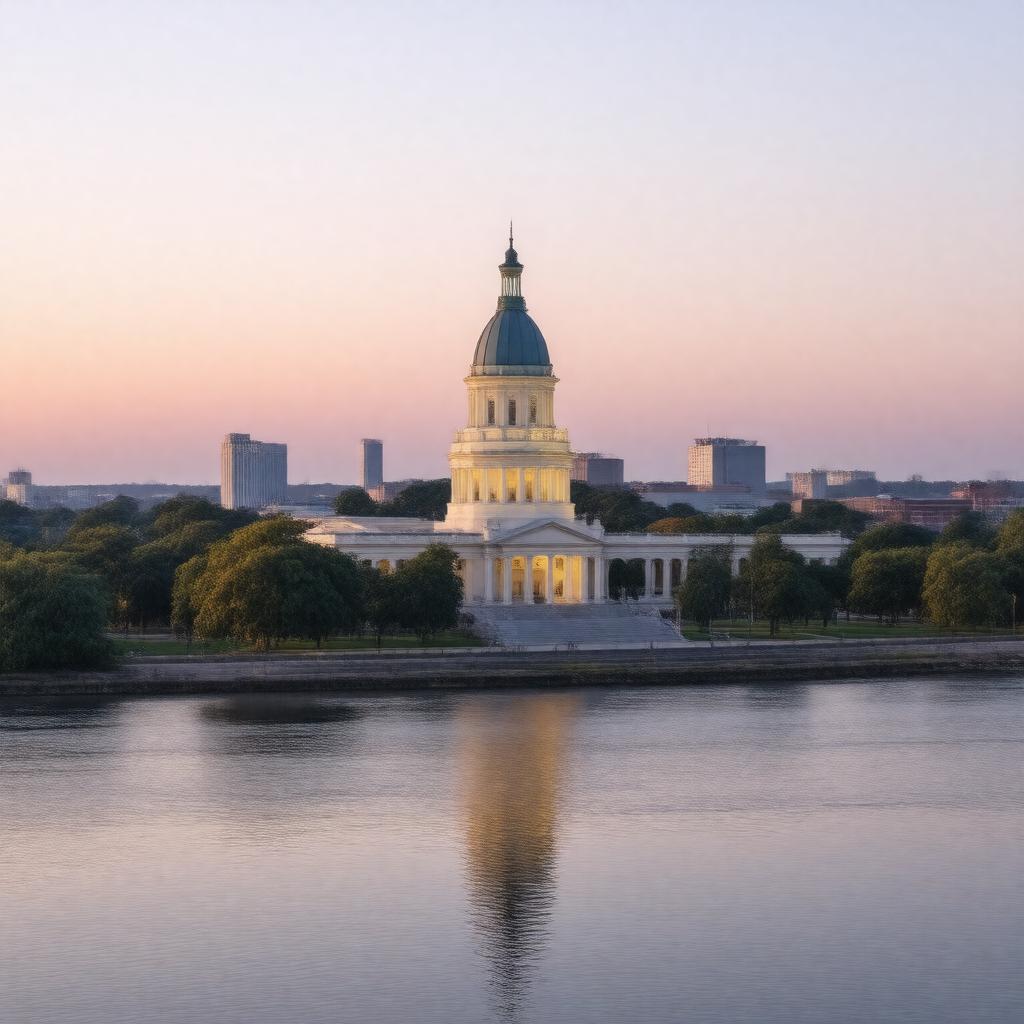 AI-created image of Columbia, South Carolina