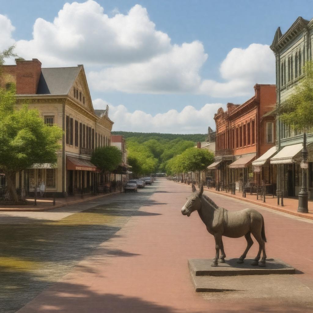 AI-created image of Columbia, Tennessee