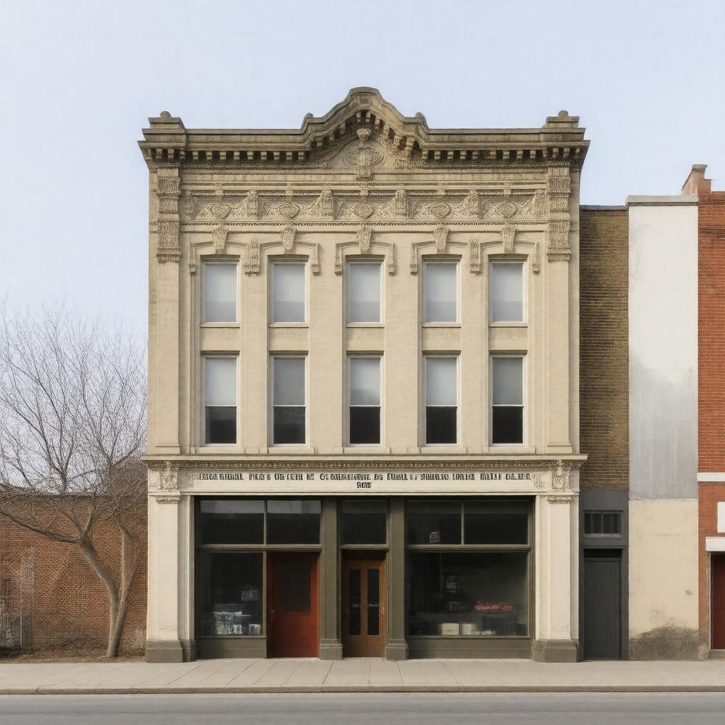 AI-created image of Columbia Tribune Building