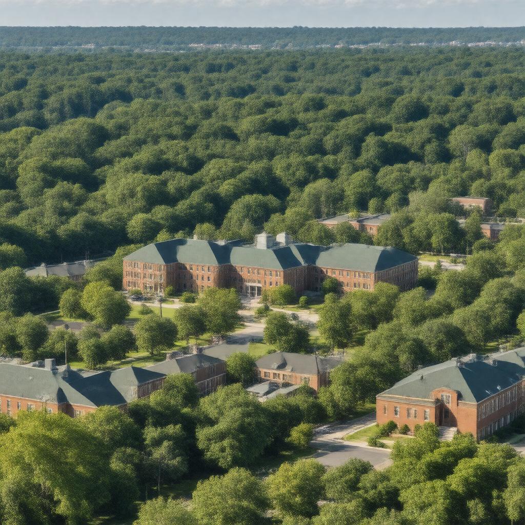 AI-created image of Columbia Union College