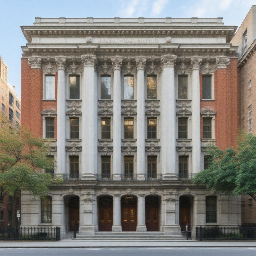 Click to view larger image AI-created image of Columbia University School of the Arts