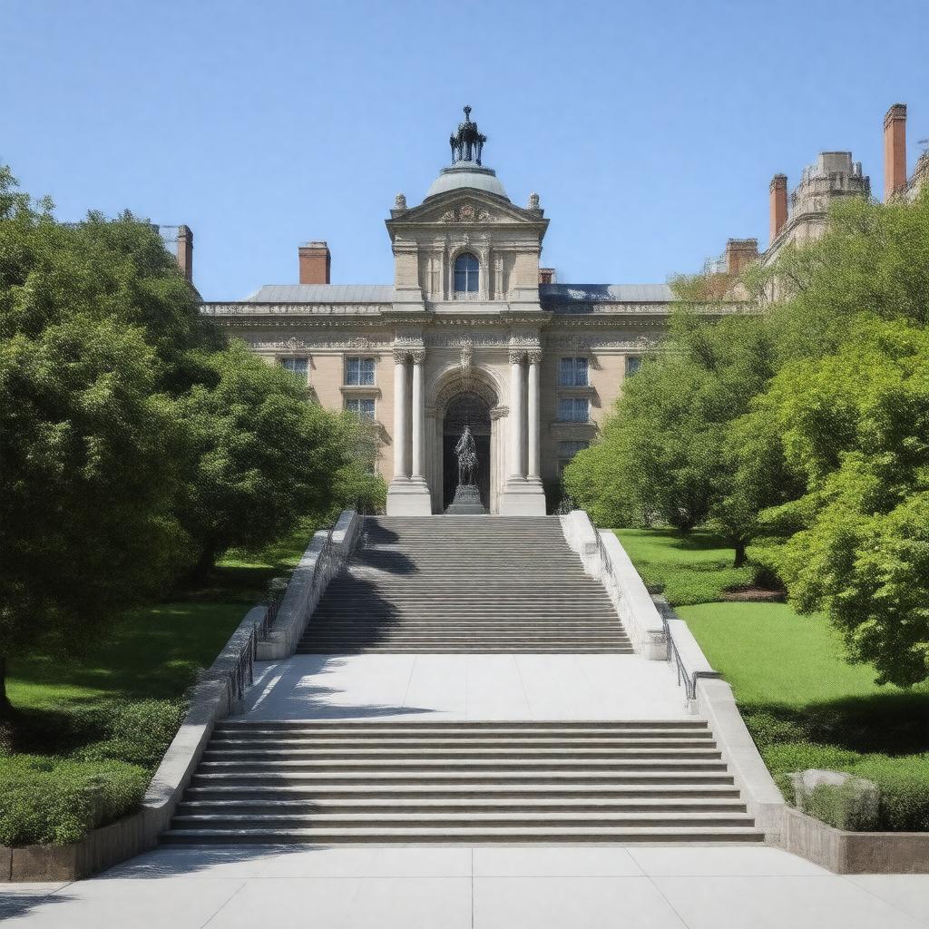 AI-created image of Columbia University campus