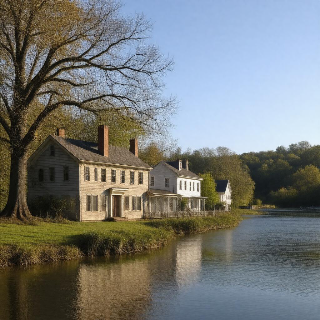 AI-created image of Columbia, Virginia