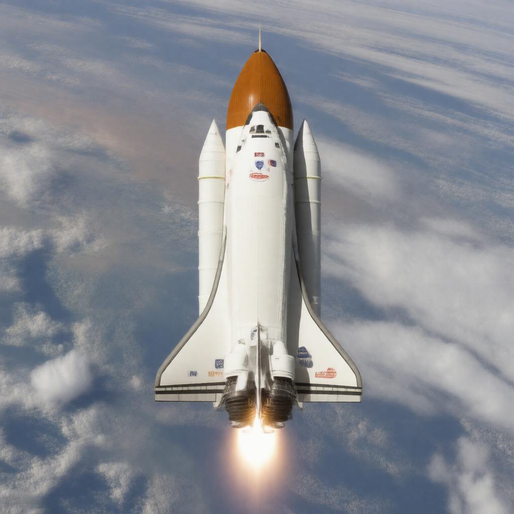 AI-created image of Columbia (spacecraft)