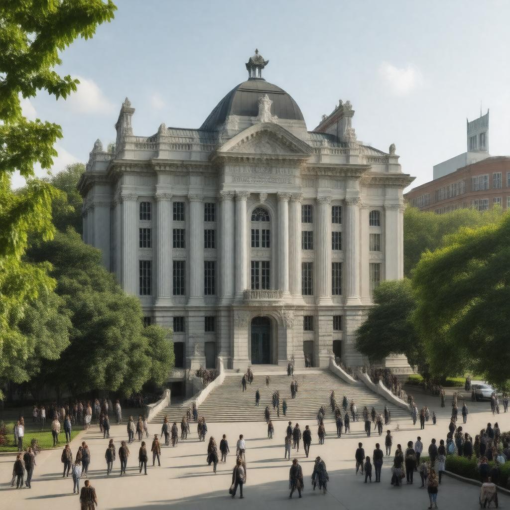 AI-created image of Columbian College of Arts and Sciences