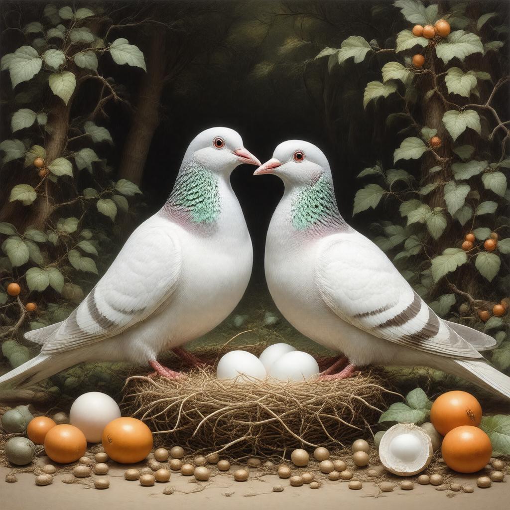 Click to view larger image AI-created image of Columbiformes