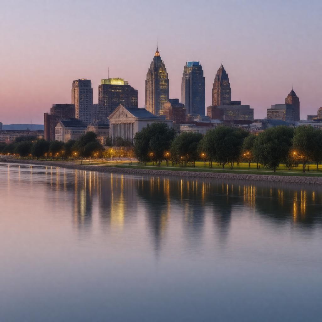 AI-created image of Columbus, Ohio, USA