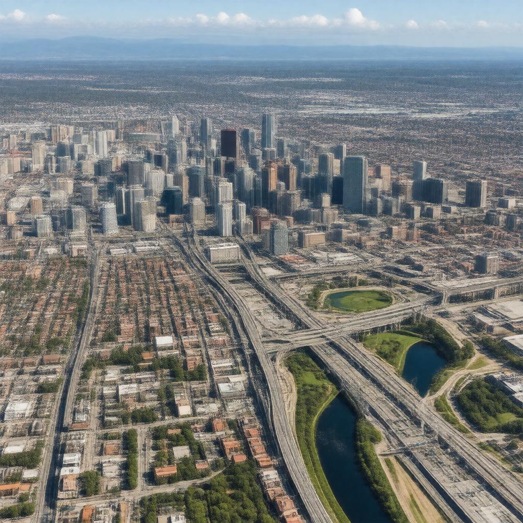 AI-created image of Columbus metropolitan area