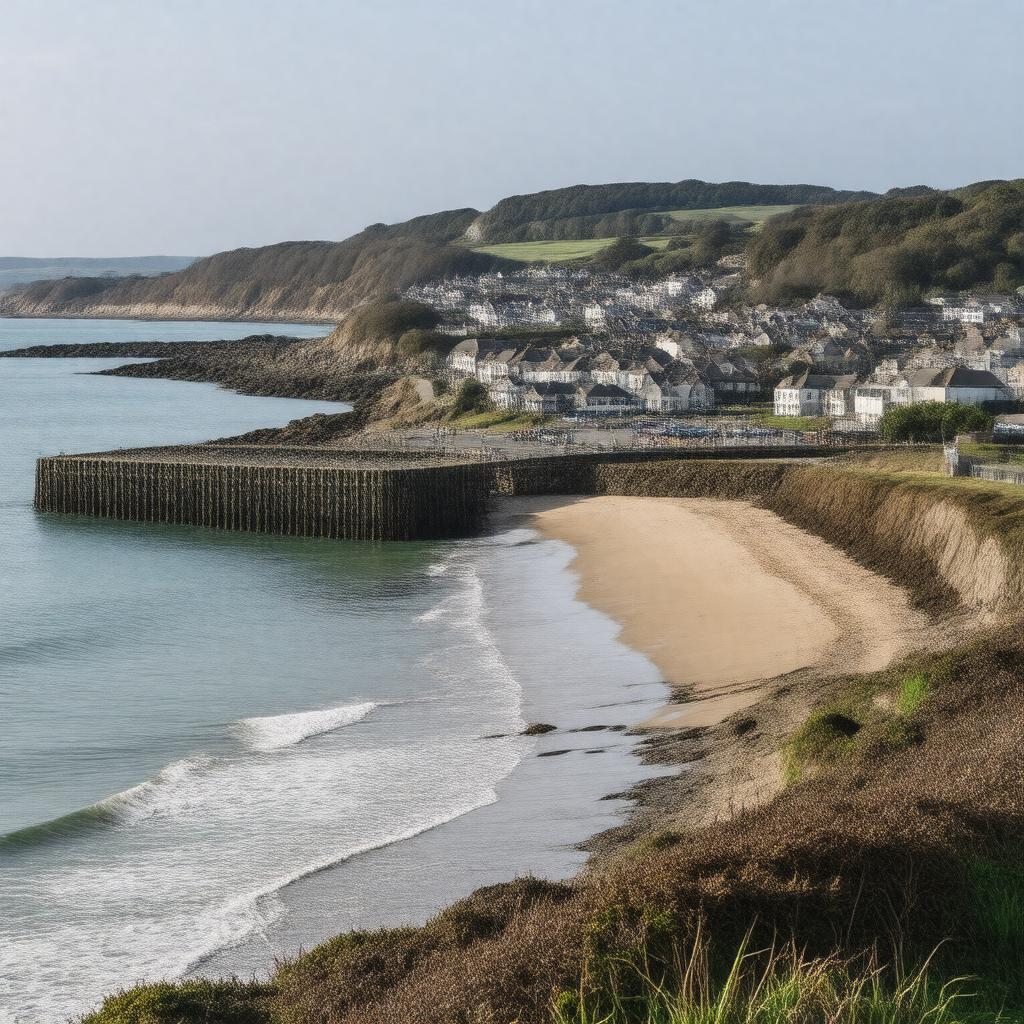AI-created image of Colwyn Bay