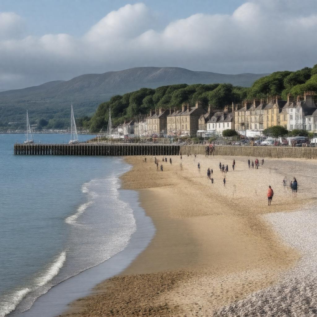 AI-created image of Colwyn Bay, Wales