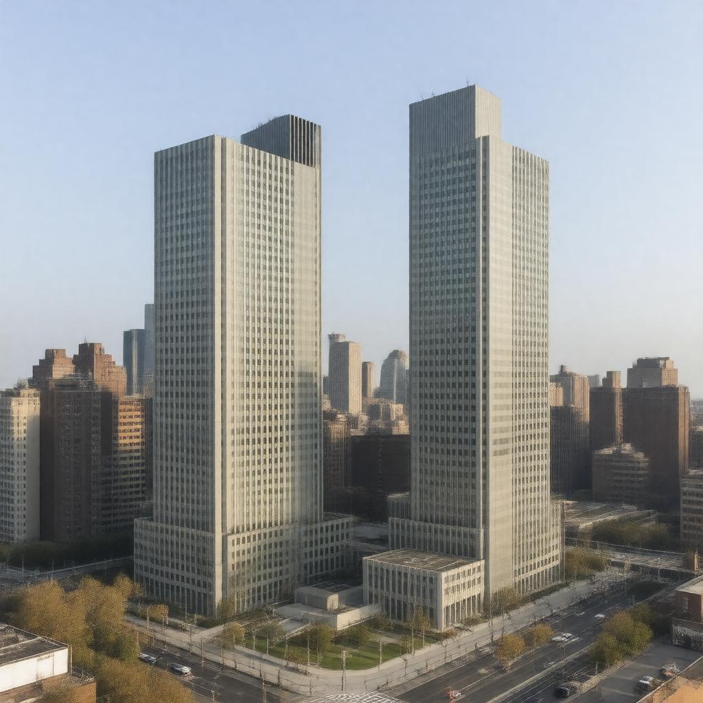 AI-created image of Commerce Square