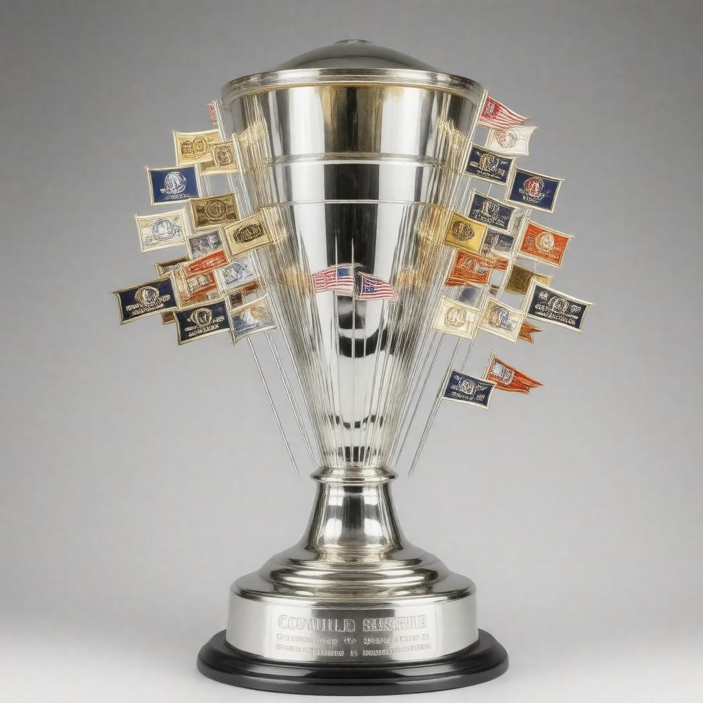 Click to view larger image AI-created image of Commissioner's Trophy